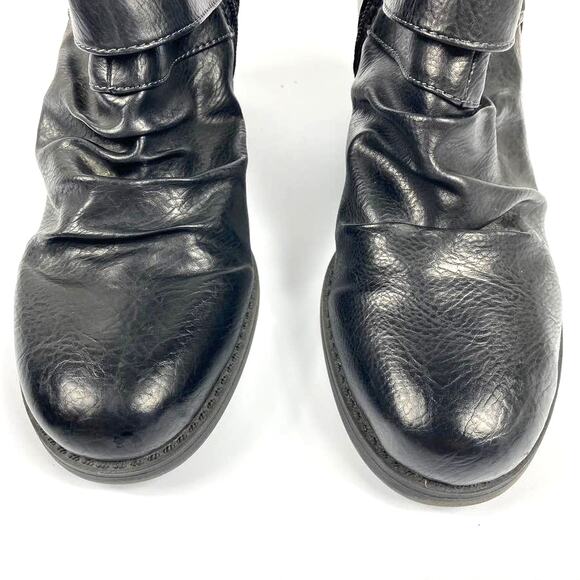 Womens Natural Soul Naturalizer Carma Block Heel Strappy Ankle Boot Black 9.5 - Picture 4 of 9